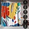 Americanflat 71" x 74" Shower Curtain, Cheerfulness I by PI Creative Art